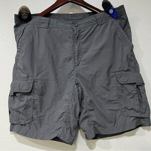 Columbia Titanium Men’s Cargo Shorts Size Large L | Outdoors Hiking | Gray